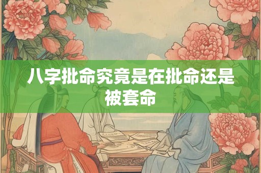 详细阅读:八字批命究竟是在批命还是被套命 八字批命究竟是在批命还是被套命