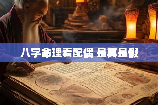 八字命理看配偶 是真是假