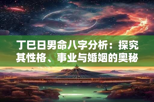 丁巳日男命八字分析：探究其性格、事业与婚姻的奥秘