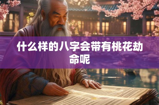 什么样的八字会带有桃花劫命呢