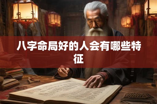 八字命局好的人会有哪些特征