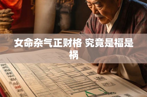 女命杂气正财格 究竟是福是祸