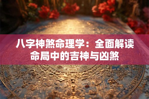 八字神煞命理学：全面解读命局中的吉神与凶煞