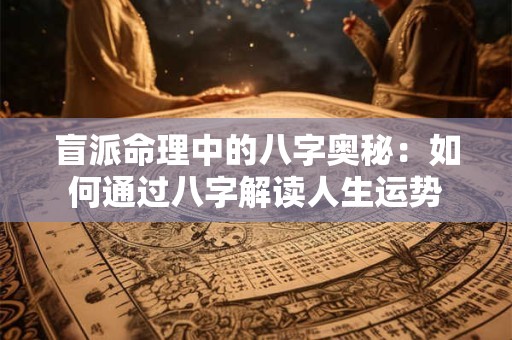 盲派命理中的八字奥秘：如何通过八字解读人生运势