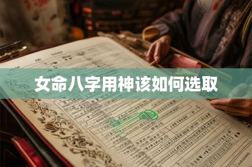 女命八字用神该如何选取