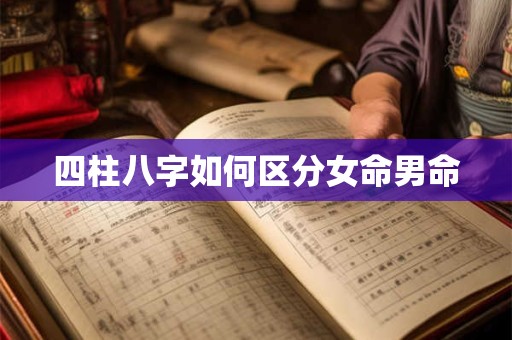 四柱八字如何区分女命男命