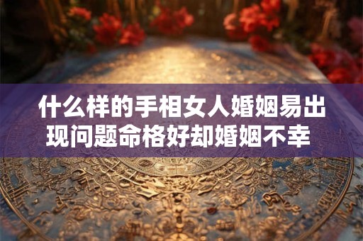 什么样的手相女人婚姻易出现问题命格好却婚姻不幸 这是为何