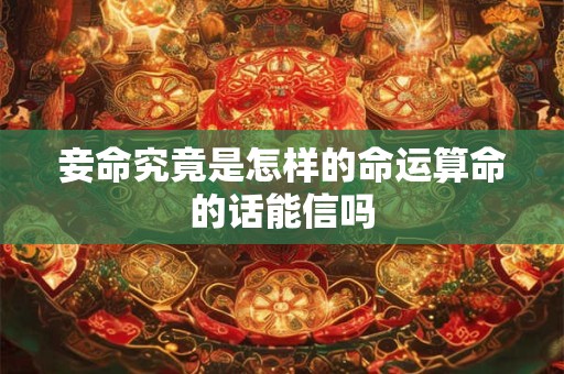 妾命究竟是怎样的命运算命的话能信吗