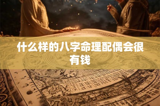 什么样的八字命理配偶会很有钱