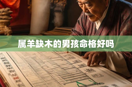 属羊缺木的男孩命格好吗