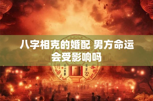 八字相克的婚配 男方命运会受影响吗 八字相克的婚配 男方命运会受影响吗