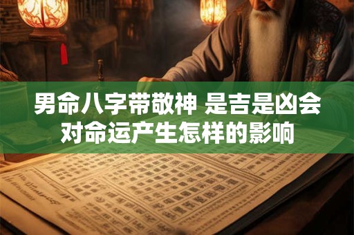男命八字带敬神 是吉是凶会对命运产生怎样的影响