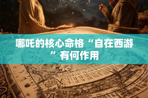 哪吒的核心命格“自在西游”有何作用