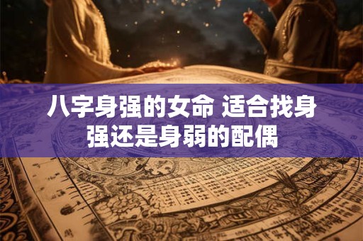 八字身强的女命 适合找身强还是身弱的配偶