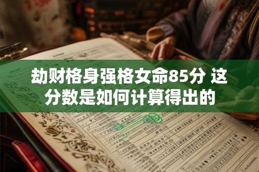 劫财格身强格女命85分 这分数是如何计算得出的