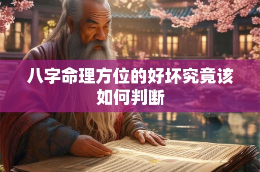 八字命理方位的好坏究竟该如何判断