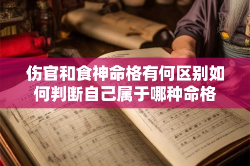 伤官和食神命格有何区别如何判断自己属于哪种命格