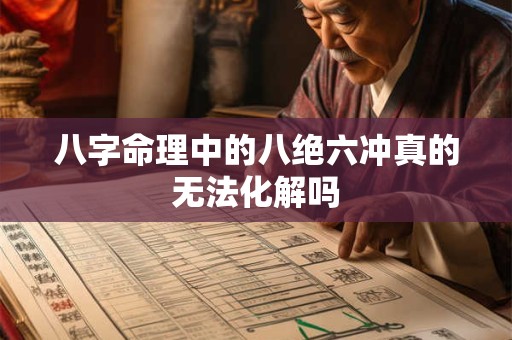 八字命理中的八绝六冲真的无法化解吗