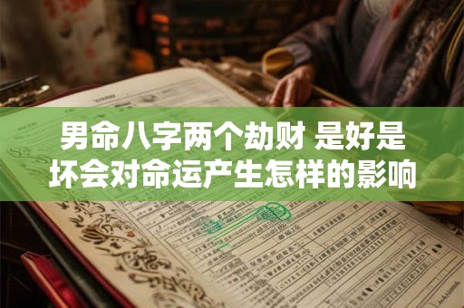 男命八字两个劫财 是好是坏会对命运产生怎样的影响