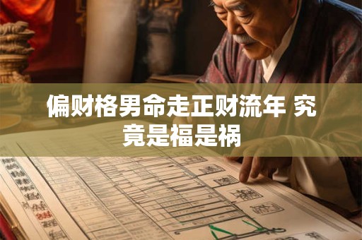 偏财格男命走正财流年 究竟是福是祸