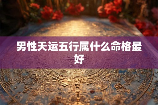 男性天运五行属什么命格最好