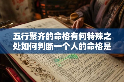 五行聚齐的命格有何特殊之处如何判断一个人的命格是否五行聚齐