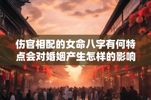 伤官相配的女命八字有何特点会对婚姻产生怎样的影响