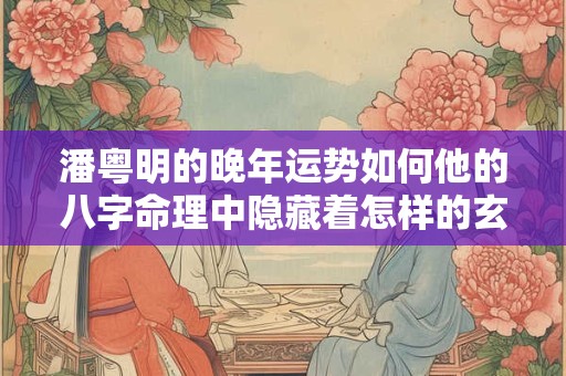 潘粤明的晚年运势如何他的八字命理中隐藏着怎样的玄机