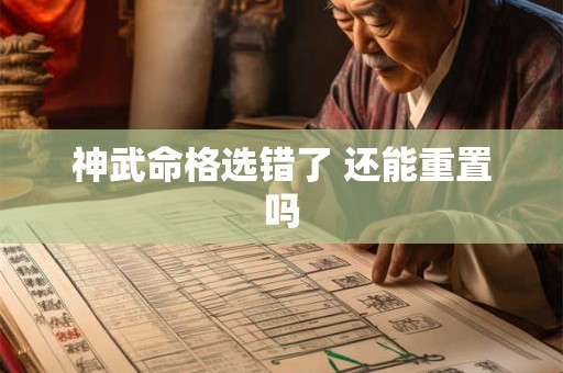 神武命格选错了 还能重置吗