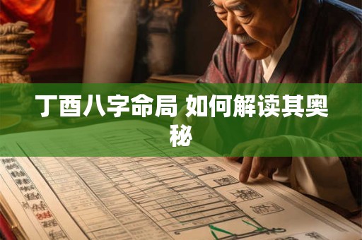 丁酉八字命局 如何解读其奥秘