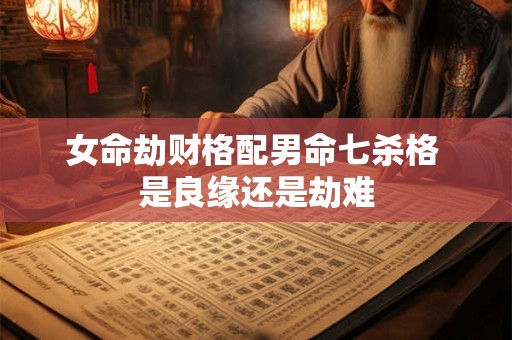女命劫财格配男命七杀格 是良缘还是劫难
