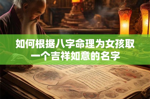 如何根据八字命理为女孩取一个吉祥如意的名字