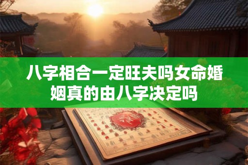 八字相合一定旺夫吗女命婚姻真的由八字决定吗