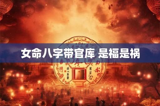 女命八字带官库 是福是祸