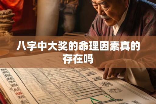 八字中大奖的命理因素真的存在吗