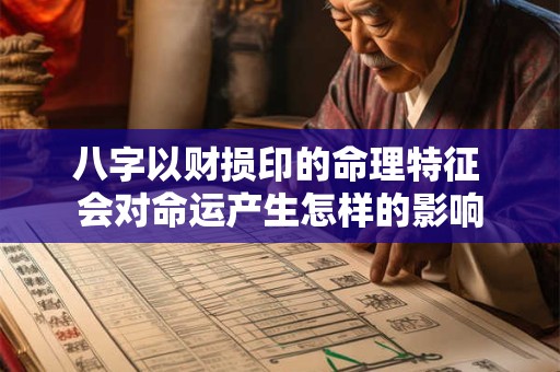 八字以财损印的命理特征 会对命运产生怎样的影响