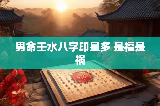 男命壬水八字印星多 是福是祸