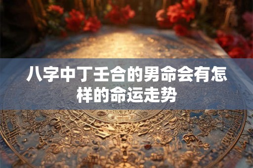 八字中丁壬合的男命会有怎样的命运走势