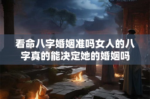 看命八字婚姻准吗女人的八字真的能决定她的婚姻吗