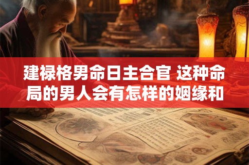建禄格男命日主合官 这种命局的男人会有怎样的姻缘和事业呢