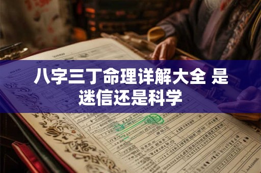 八字三丁命理详解大全 是迷信还是科学