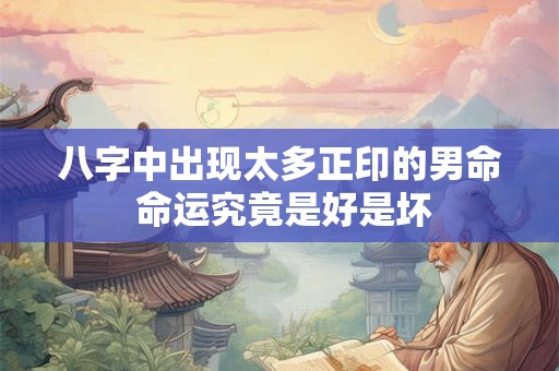 八字中出现太多正印的男命 命运究竟是好是坏 八字中出现太多正印的男命 命运究竟是好是坏