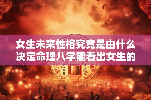 女生未来性格究竟是由什么决定命理八字能看出女生的性格吗