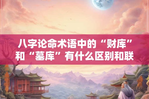 八字论命术语中的“财库”和“墓库”有什么区别和联系