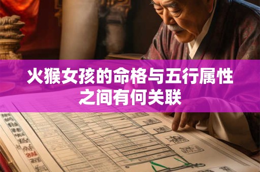 火猴女孩的命格与五行属性之间有何关联