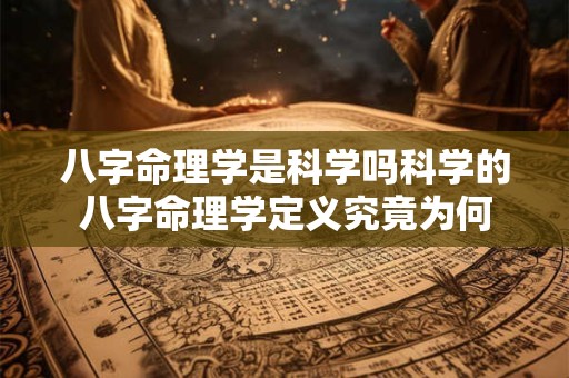 八字命理学是科学吗科学的八字命理学定义究竟为何