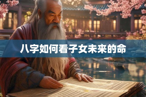 八字如何看子女未来的命