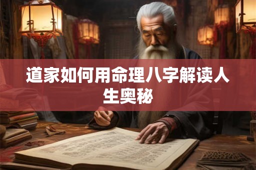 道家如何用命理八字解读人生奥秘