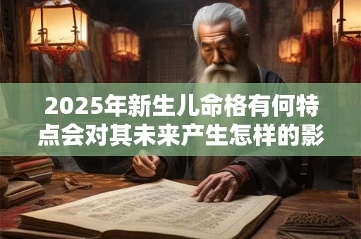 2025年新生儿命格有何特点会对其未来产生怎样的影响