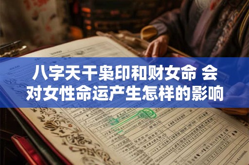 八字天干枭印和财女命 会对女性命运产生怎样的影响